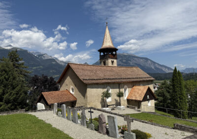Dachsanierung Kirche Sogn Paul Rhäzüns